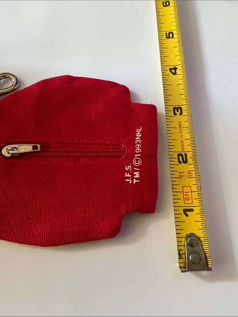 Detroit Red Wings Mini Jersey Keychain - Red & White